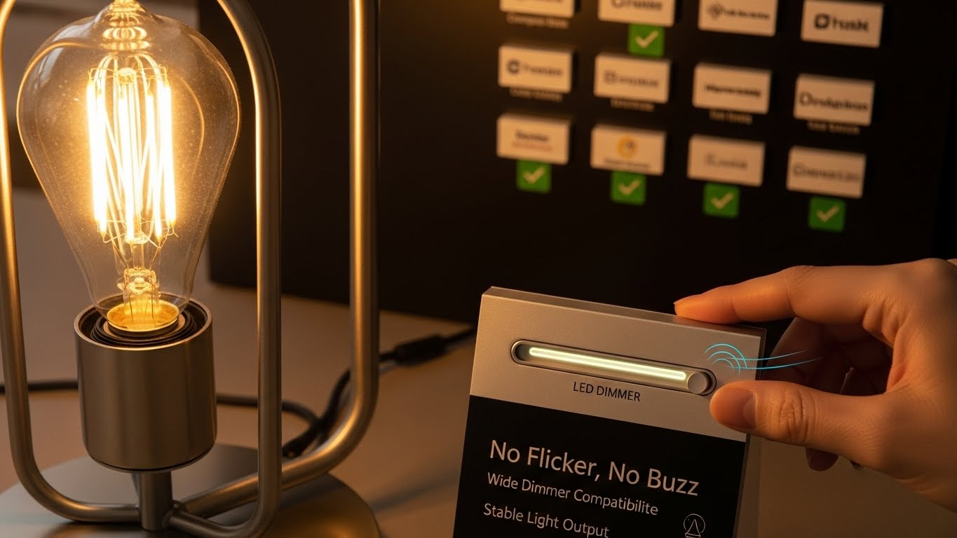 Best Dimmable LED Bulbs That Don’t Flicker or Buzz (Dimmer Compatibility + Stable Light Output)