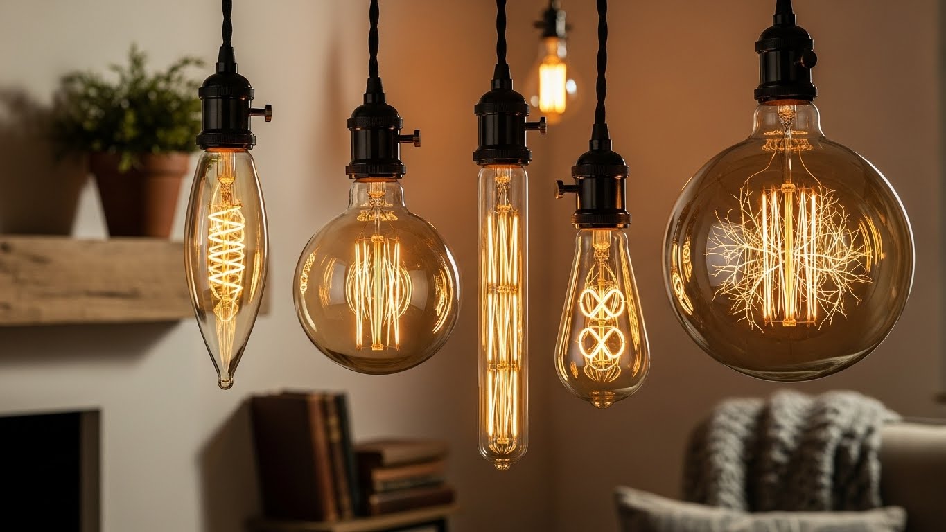 Best Edison Vintage LED Filament Bulbs for Home Decor (Warm Glow, Glass Styles, Dimming, Energy Savings)